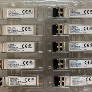 10PC SFP-10G-SR Fortinet FN-TRAN-SFP+SR 10GE short range 850nm 300m/400m Module for SFP/SFP+ and QSFP Network Equipment - Used