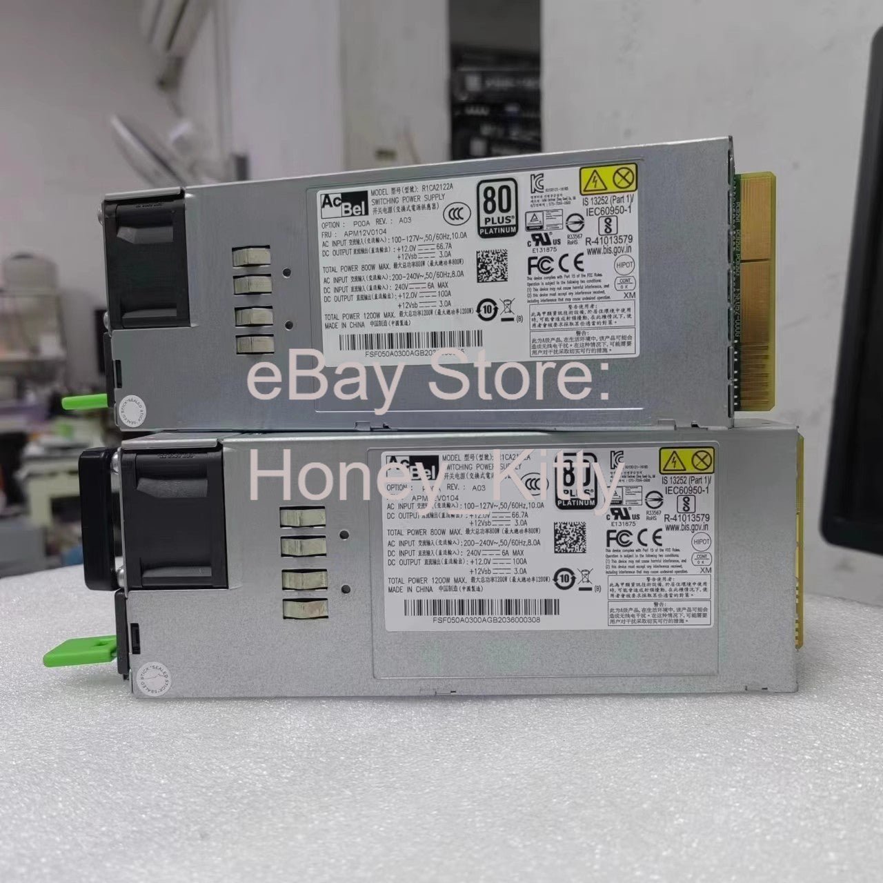 1pcs AcBel R1CA2801A 800W Power module for Server Tested