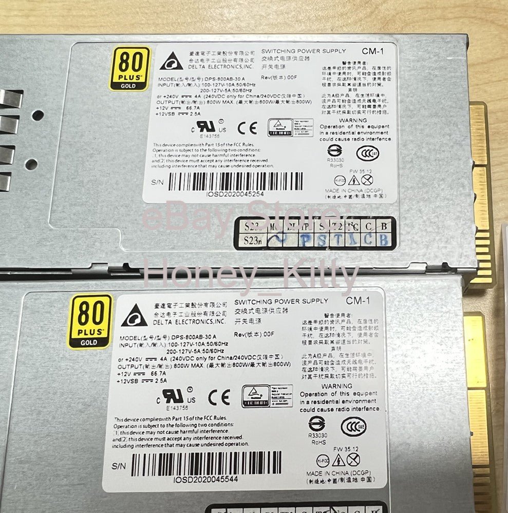 1PC DPS-750AB-30 B 800W Pre-owned Redundant Power Supply