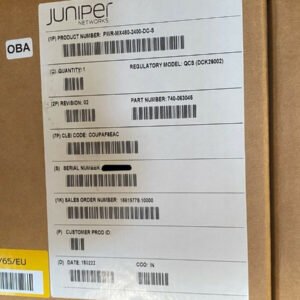 1PC PWR-MX480-2400-DC-S 2400W DC Power Supply - Used