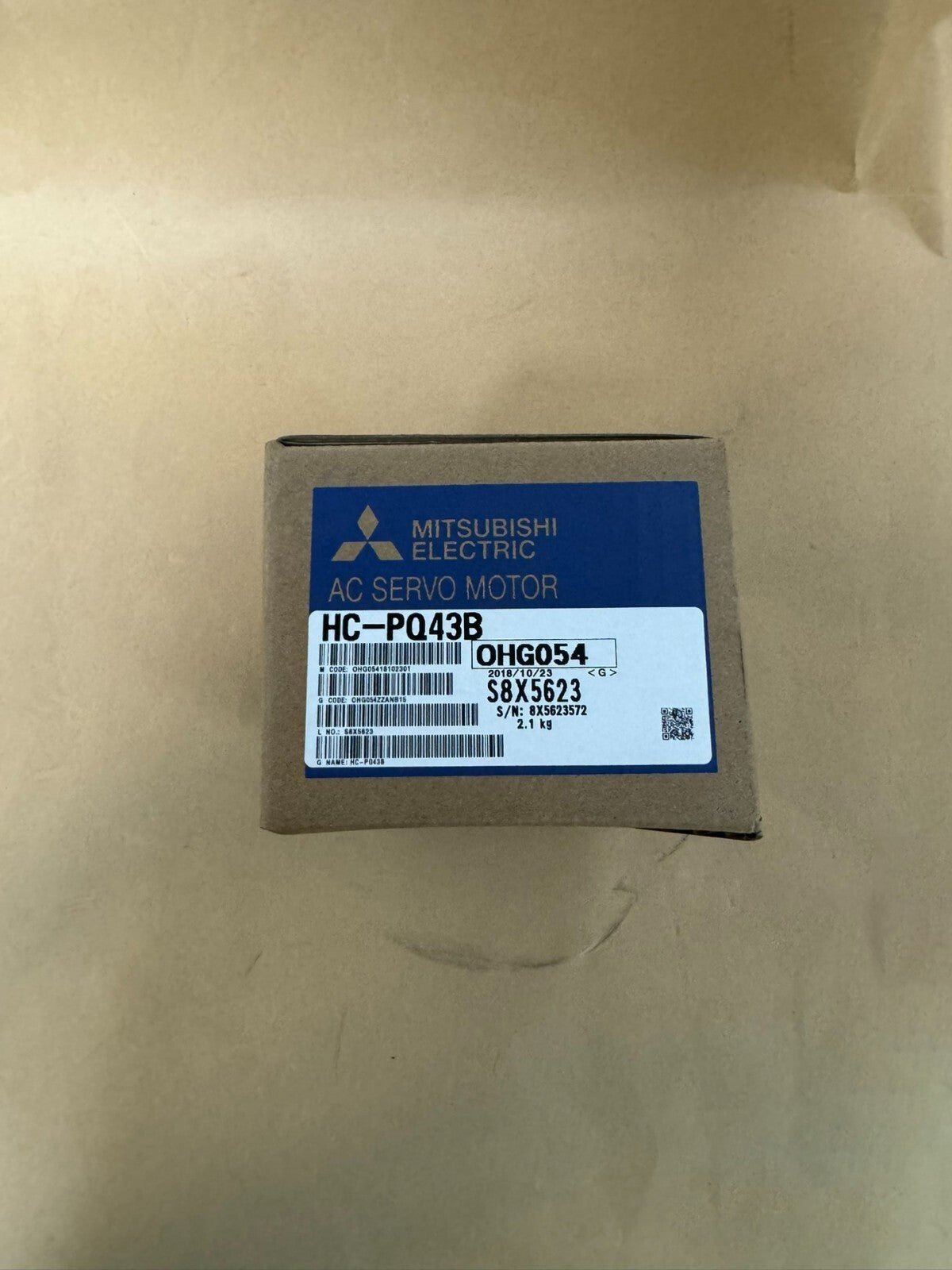 1PC Orginal Mitsubishi HC-PQ43B Servo Motor NEW IN BOX - Image 4