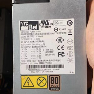 1PC FSB009 ACBel 250W Desktop PSU ITX Switching Power Supply for the Listed Equipment Model - Used
