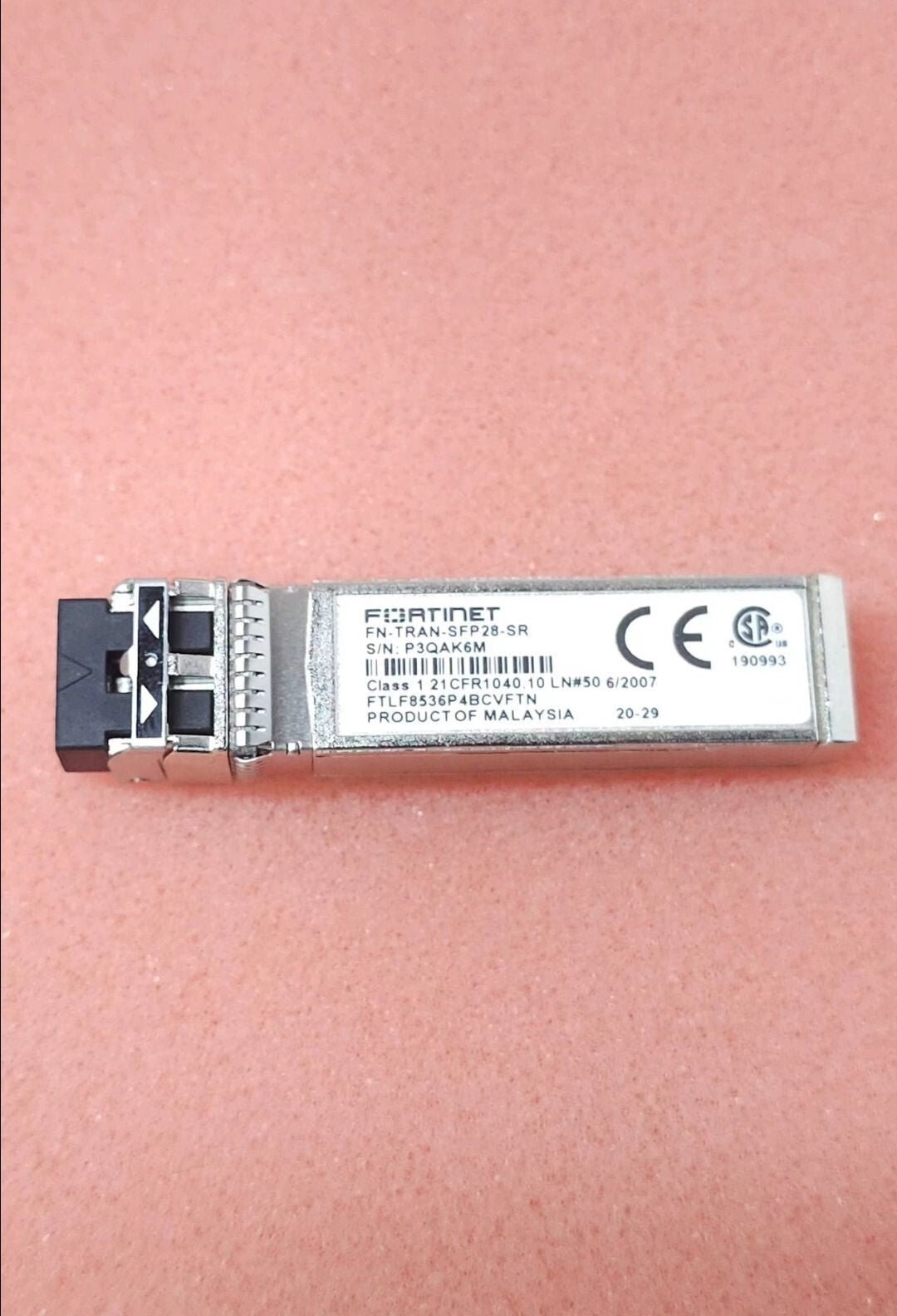 2pcs Fortinet FN-TRAN-SFP28-SR 25GE/10GE dual rate Transceiver SFP-25G-SR 850nm - Image 3