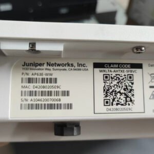 Juniper AP63-WW Mist AP63 WiFi 6, Bluetooth 802.11ax Wireless Access Point