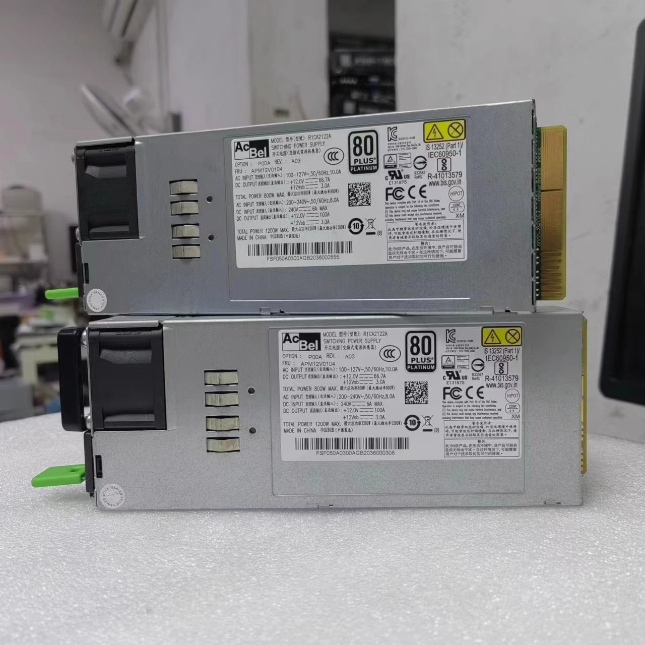1pcs AcBel R1CA2801A 800W Power module for Server Tested - 图片 2