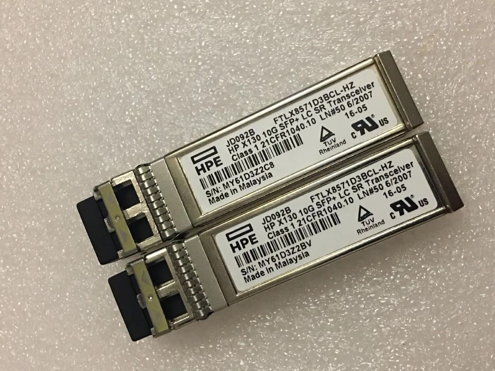 10pcs JD092B HPE X130 10G SFP+SR LC FTLX8571D3BCL-HZ 850nm MMF Module For 5900AF - Image 3