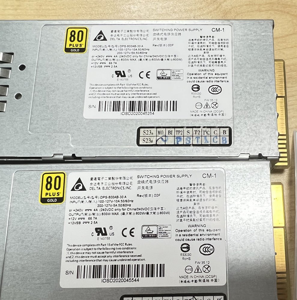 1PC DPS-750AB-30 B 800W Pre-owned Redundant Power Supply - 图片 2