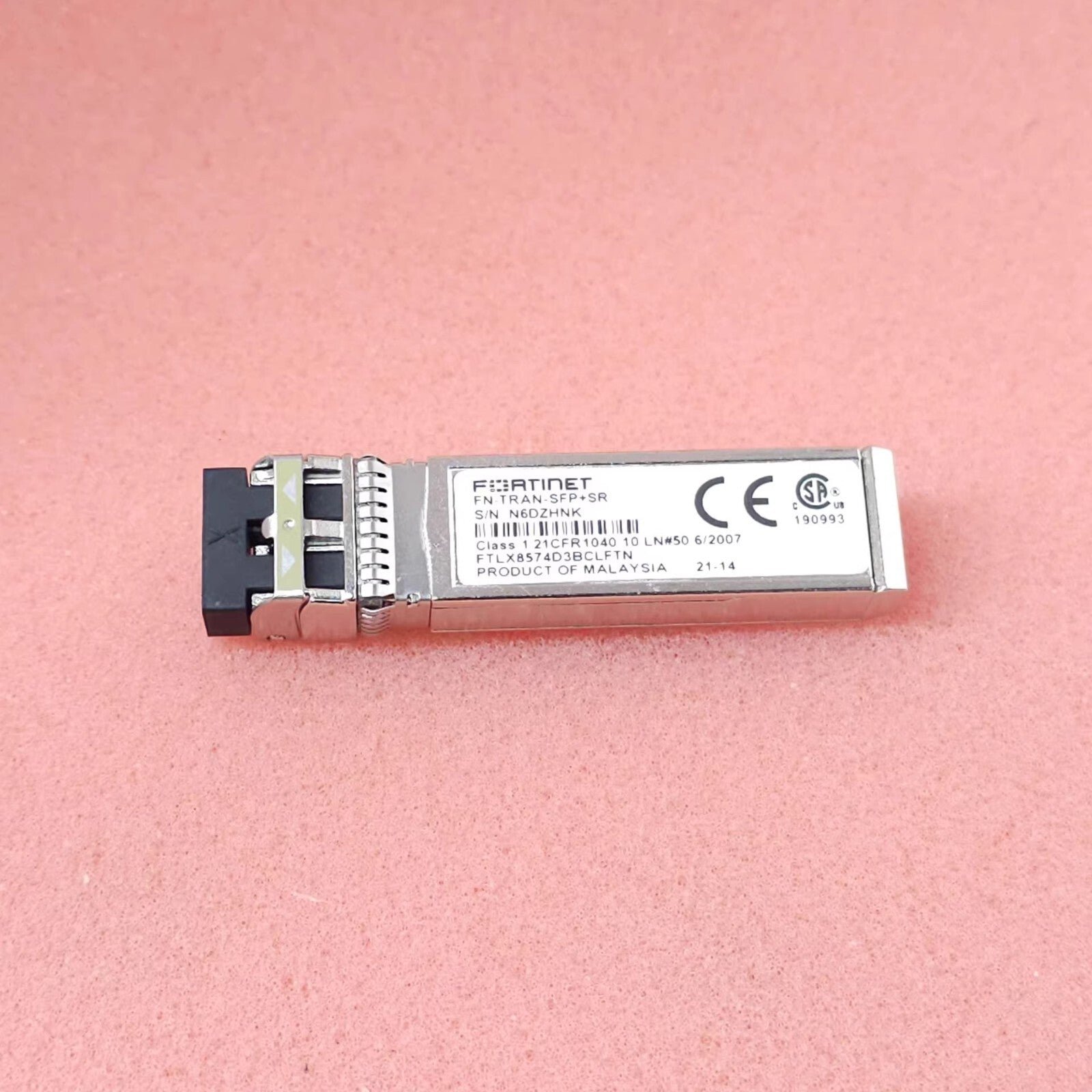 1pcs Fortinet FN-TRAN-SFP+SR 10GE SFP-10G-SR short range 850nm 300m/400m Module