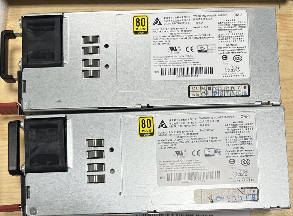 1PC DPS-750AB-30 B 800W Pre-owned Redundant Power Supply - 图片 4