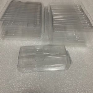 100pcs Single Universal SFP/SFP+ Transceiver Clamshell Blister Pack Storage Case
