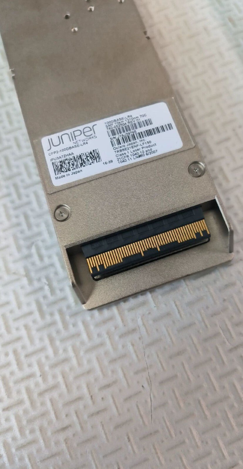 1pcs Juniper 740-052504 CFP2-100GBASE-LR4 1310nm 10km SMF QSFP56 Transceiver - Image 4