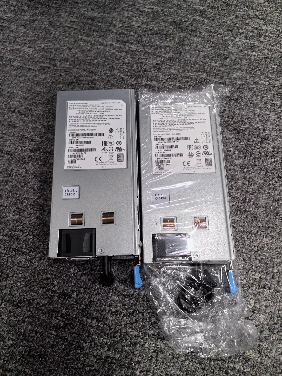 1pc Cisco NXA-PAC-650W-PE 650W AC Port-Side 341-0728-02 Power Supply