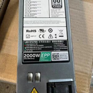 1PC D2000E-S2 0XYK93 2000W Platinum Switching Power Supply Module - Used